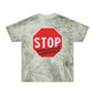 “Stop Swallowing Chemicals” Tee – Color Blast Series